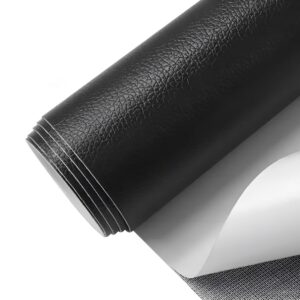Samolepiaca koženka čierna – univerzálna PVC rolka na auto a nábytok
