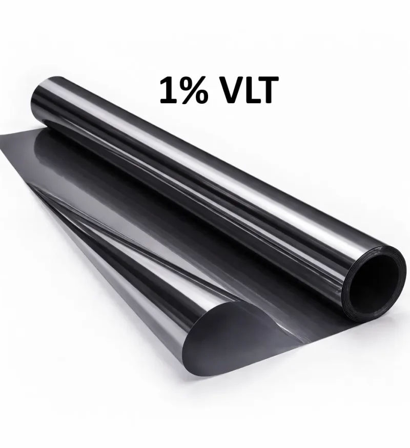 Fólia na okno 1% (VLT) - Super tmavá