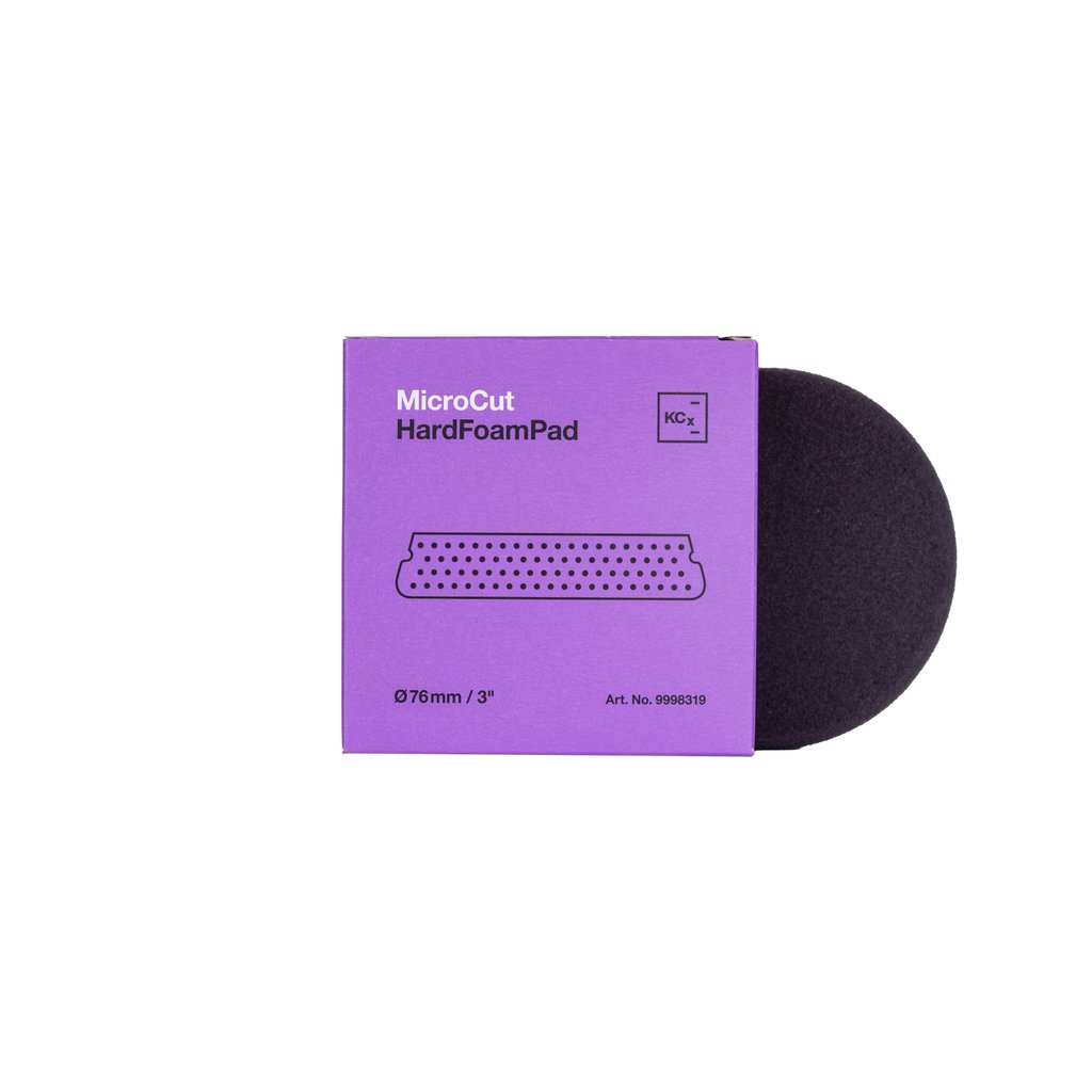 Koch Chemie Micro Cut Hard Pad 76 x 25 mm – fialový tvrdý mini kotúč