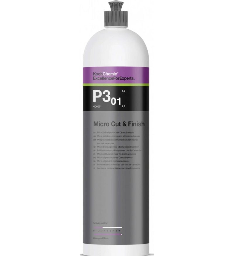 Koch Chemie Micro Cut & Finish P3.01 – antihologramová pasta